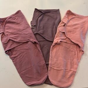 Swaddle Blankets by Comfy Cubs - Blush, Mauve, Mulberry